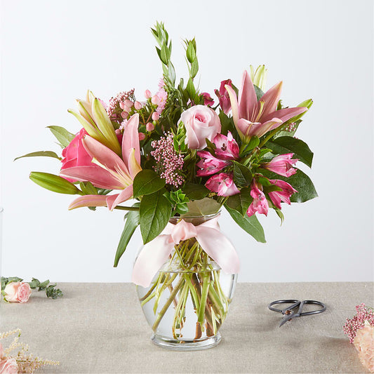 Pink Ribbon - A Florist Original –  Batavia Stage Coach Florist, Batavia NY