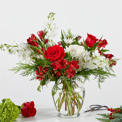 Merry Moment Bouquet – A Florist Original –  Batavia Stage Coach Florist, Batavia NY