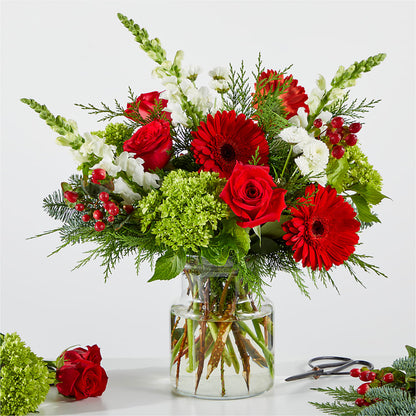 Merry Moment Bouquet – A Florist Original –  Batavia Stage Coach Florist, Batavia NY