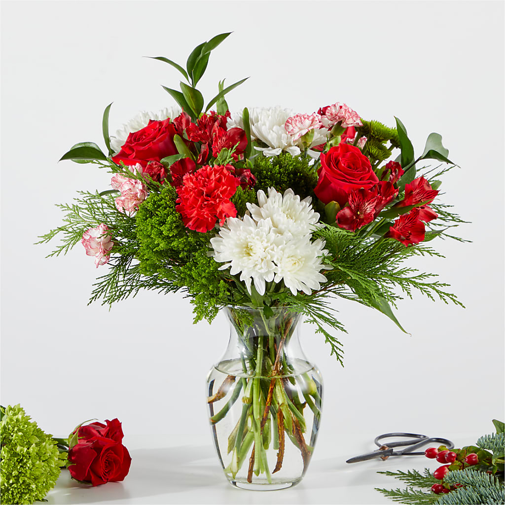 Merry Moment Bouquet – A Florist Original –  Batavia Stage Coach Florist, Batavia NY