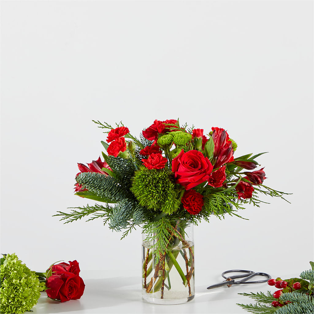 Merry Moment Bouquet – A Florist Original –  Batavia Stage Coach Florist, Batavia NY