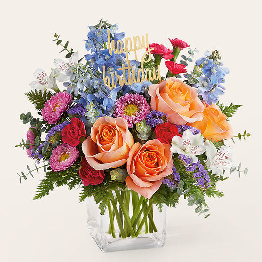 Birthday Bash Bouquet –  Batavia Stage Coach Florist, Batavia NY