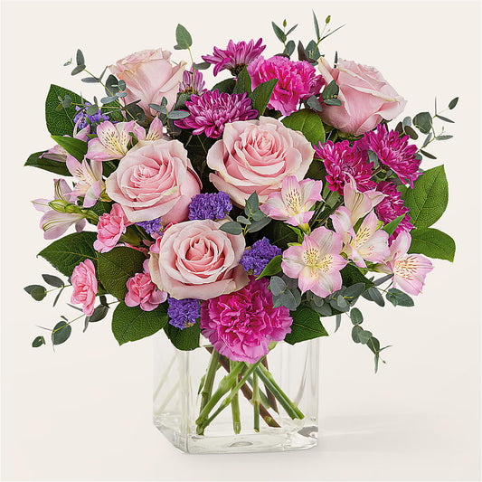 Rosy Radiance Bouquet –  Batavia Stage Coach Florist, Batavia NY