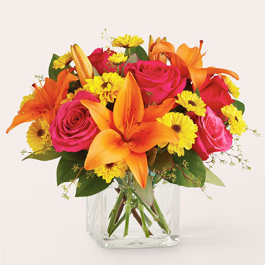 Neon Lights Bouquet –  Batavia Stage Coach Florist, Batavia NY