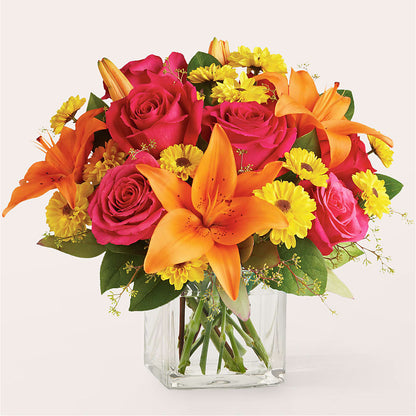 Neon Lights Bouquet –  Batavia Stage Coach Florist, Batavia NY