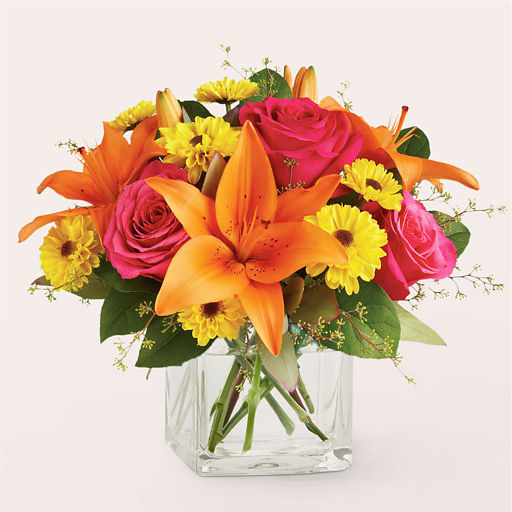 Neon Lights Bouquet –  Batavia Stage Coach Florist, Batavia NY