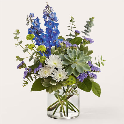 Cerulean Waves Bouquet –  Batavia Stage Coach Florist, Batavia NY