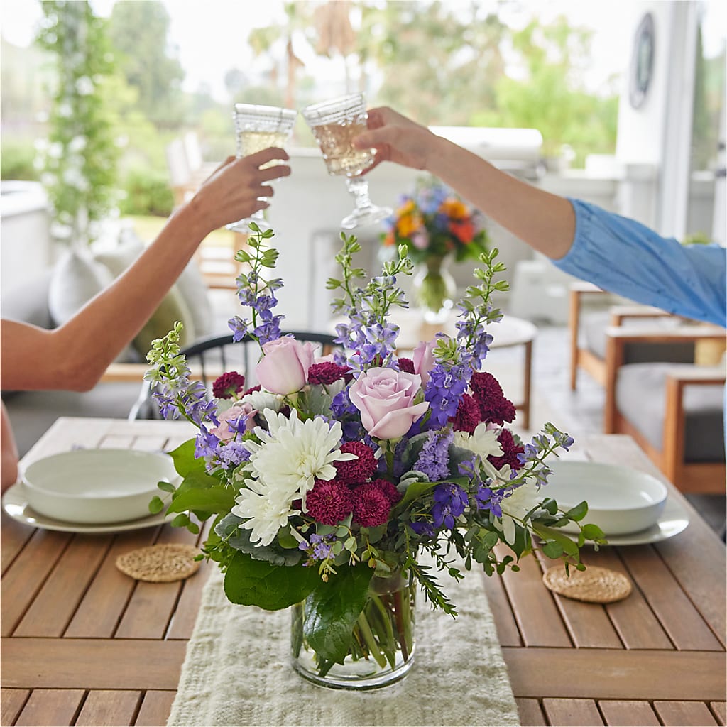 Violet Frost Bouquet –  Batavia Stage Coach Florist, Batavia NY