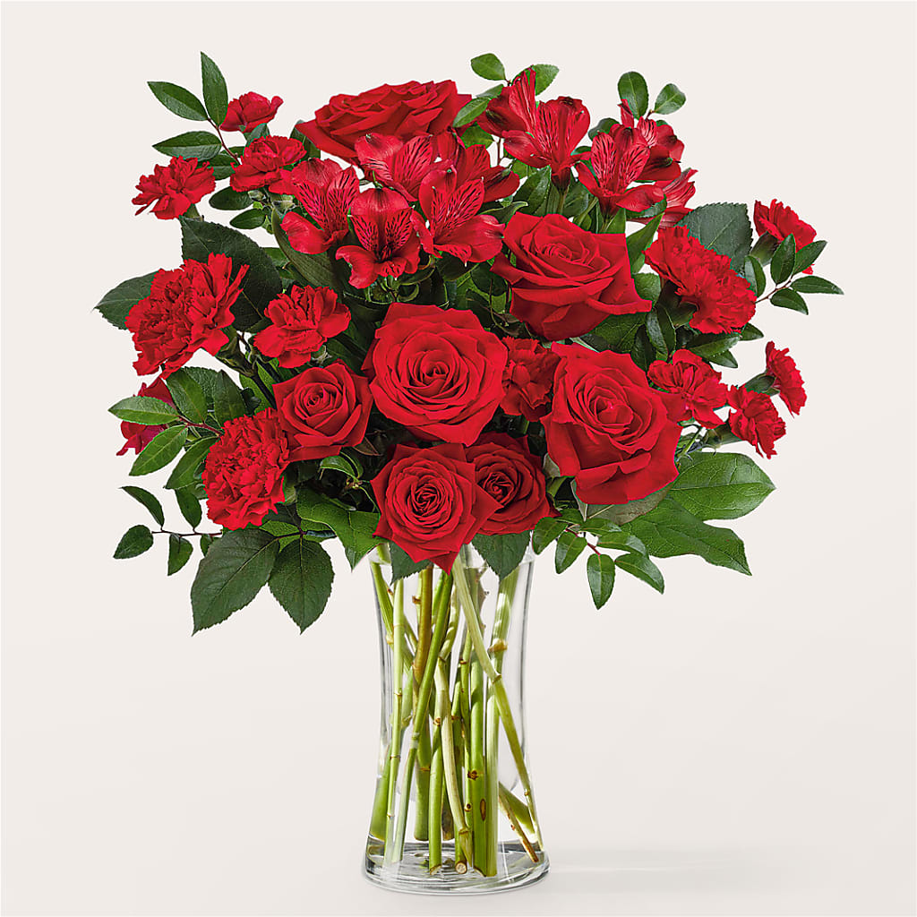 Brilliant Ruby Bouquet –  Batavia Stage Coach Florist, Batavia NY