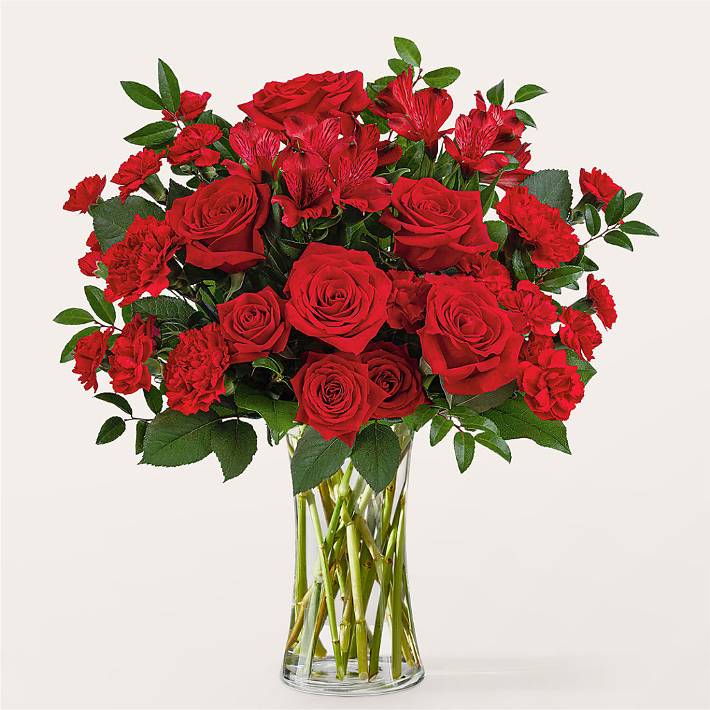 Brilliant Ruby Bouquet –  Batavia Stage Coach Florist, Batavia NY