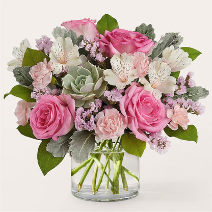 Dusty Rose Bouquet –  Batavia Stage Coach Florist, Batavia NY