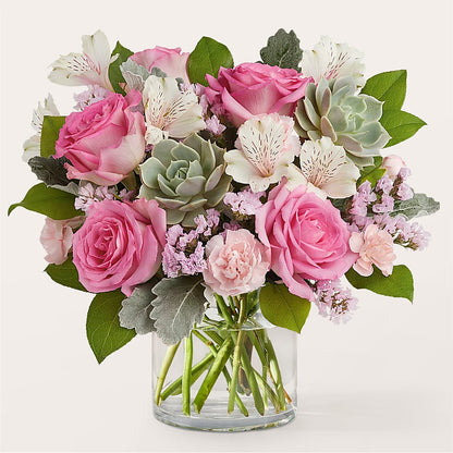 Dusty Rose Bouquet –  Batavia Stage Coach Florist, Batavia NY