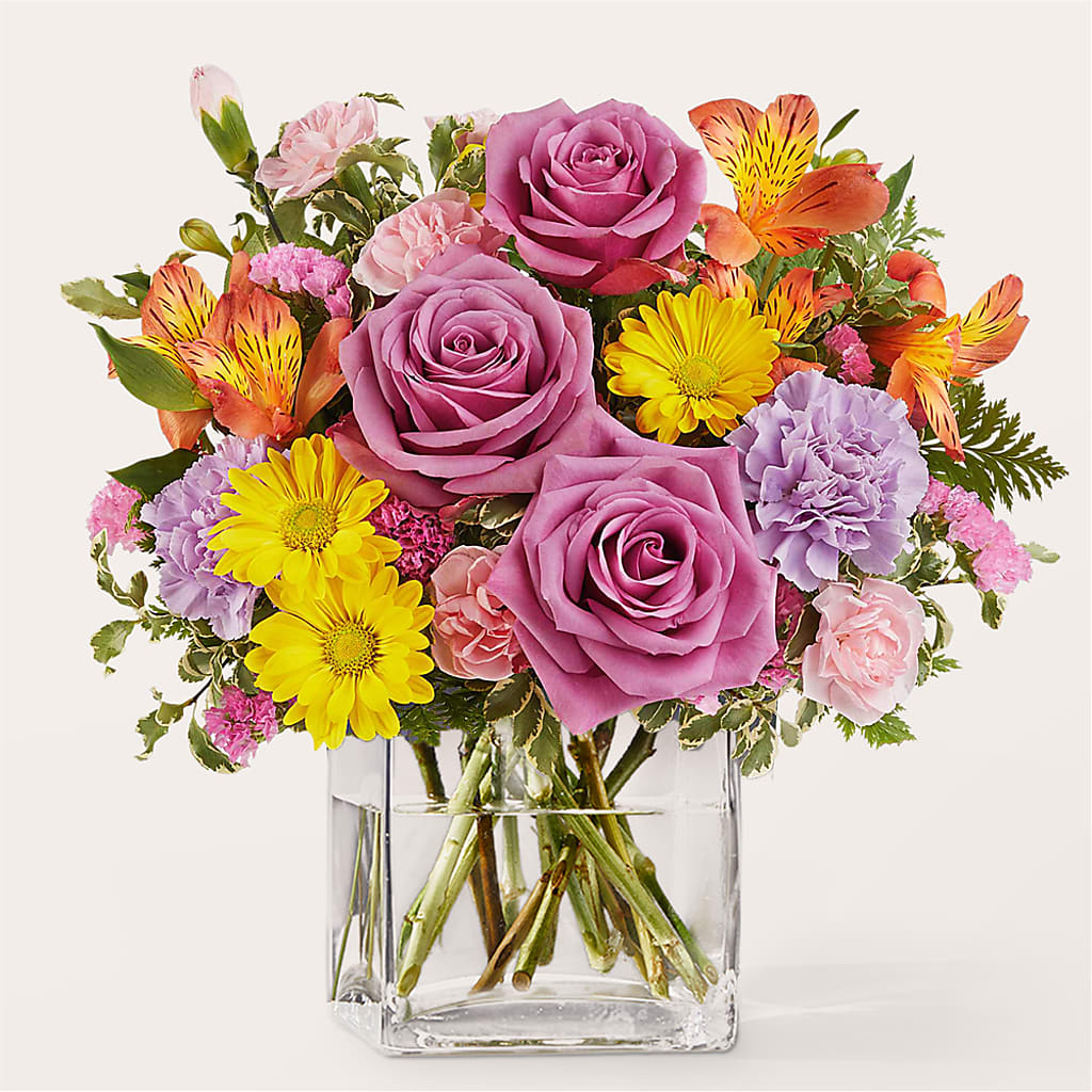 Shades of Happiness Bouquet –  Batavia Stage Coach Florist, Batavia NY