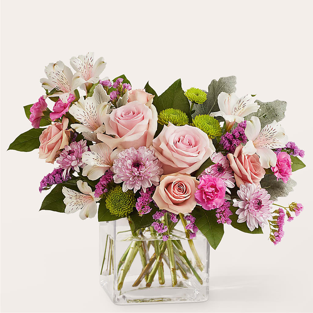 Pink Suede Bouquet –  Batavia Stage Coach Florist, Batavia NY
