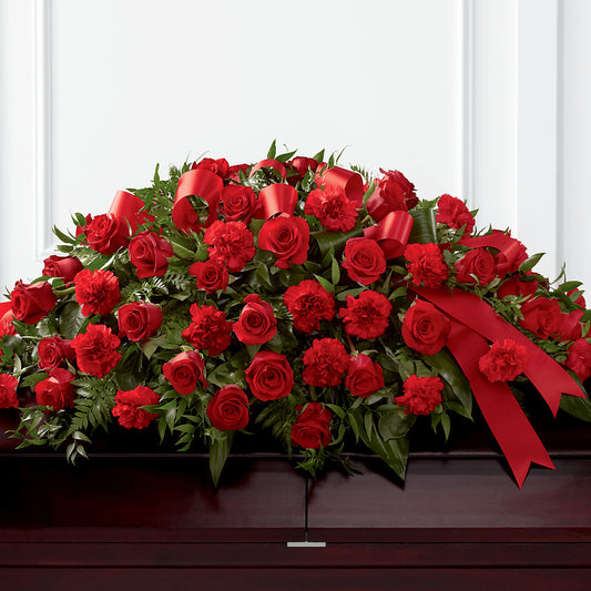 Tribute of Life Casket Spray –  Batavia Stage Coach Florist, Batavia NY