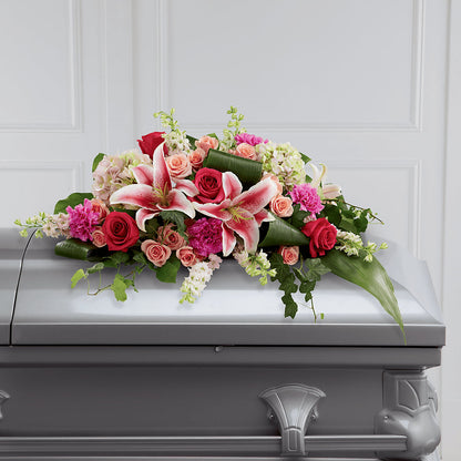Splendid Grace Casket Spray –  Batavia Stage Coach Florist, Batavia NY