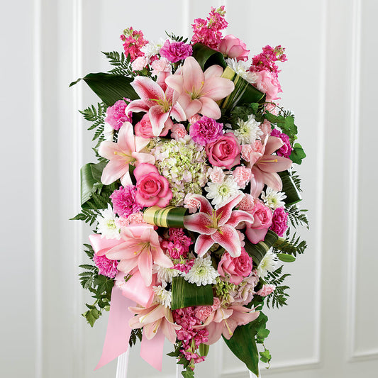 Comforting Standing Spray –  Batavia Stage Coach Florist, Batavia NY