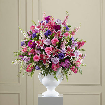 Peaceful Tribute Arrangement –  Batavia Stage Coach Florist, Batavia NY