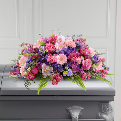 Glorious Garden Casket Spray –  Batavia Stage Coach Florist, Batavia NY
