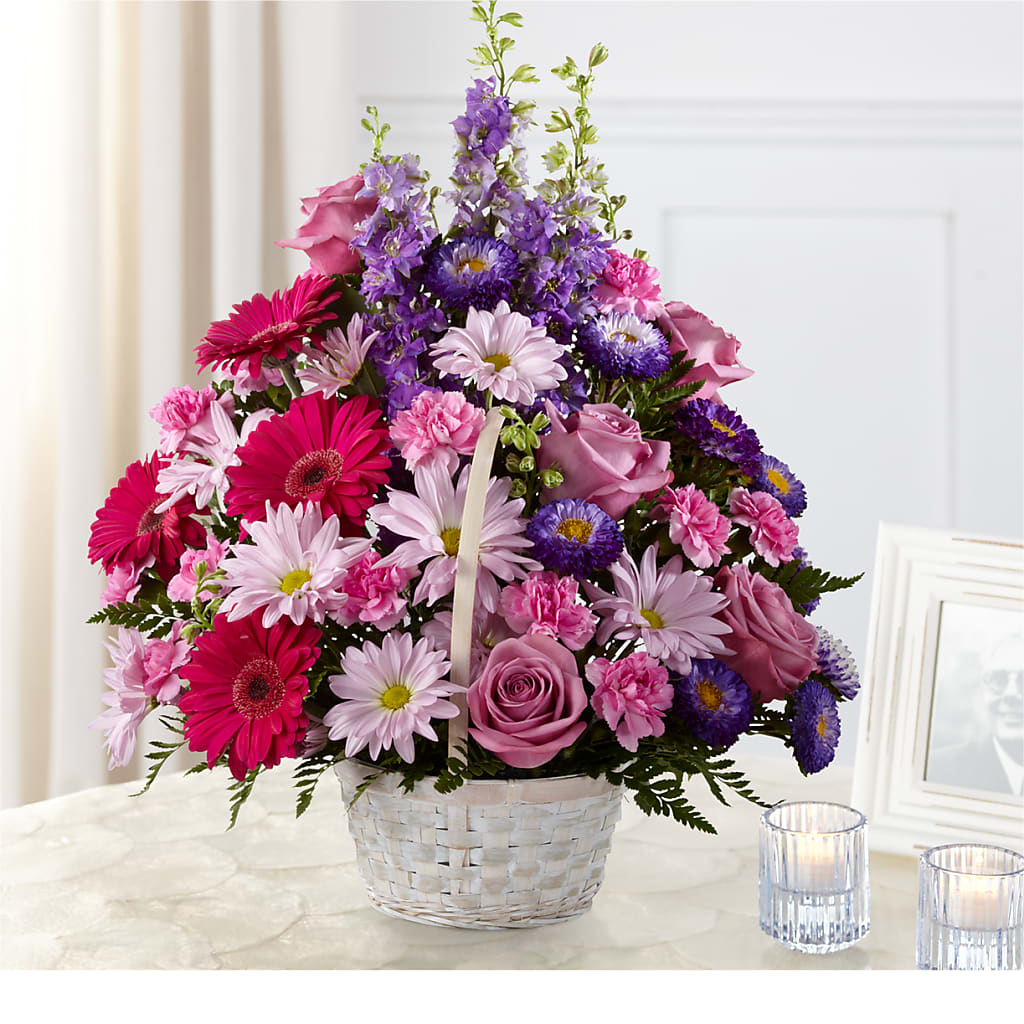 Pastel Peace Basket –  Batavia Stage Coach Florist, Batavia NY