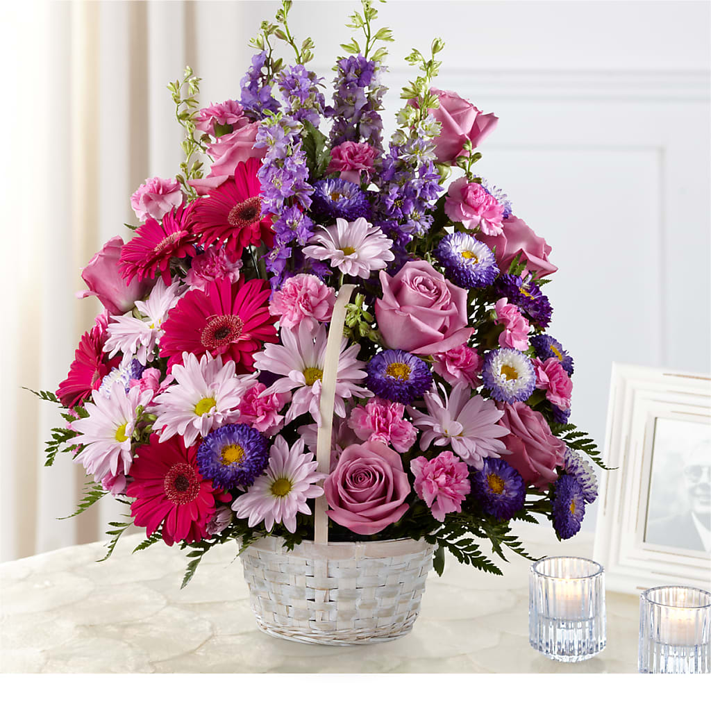 Pastel Peace Basket –  Batavia Stage Coach Florist, Batavia NY
