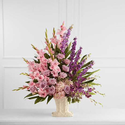 Flowing Garden Arrangement –  Batavia Stage Coach Florist, Batavia NY