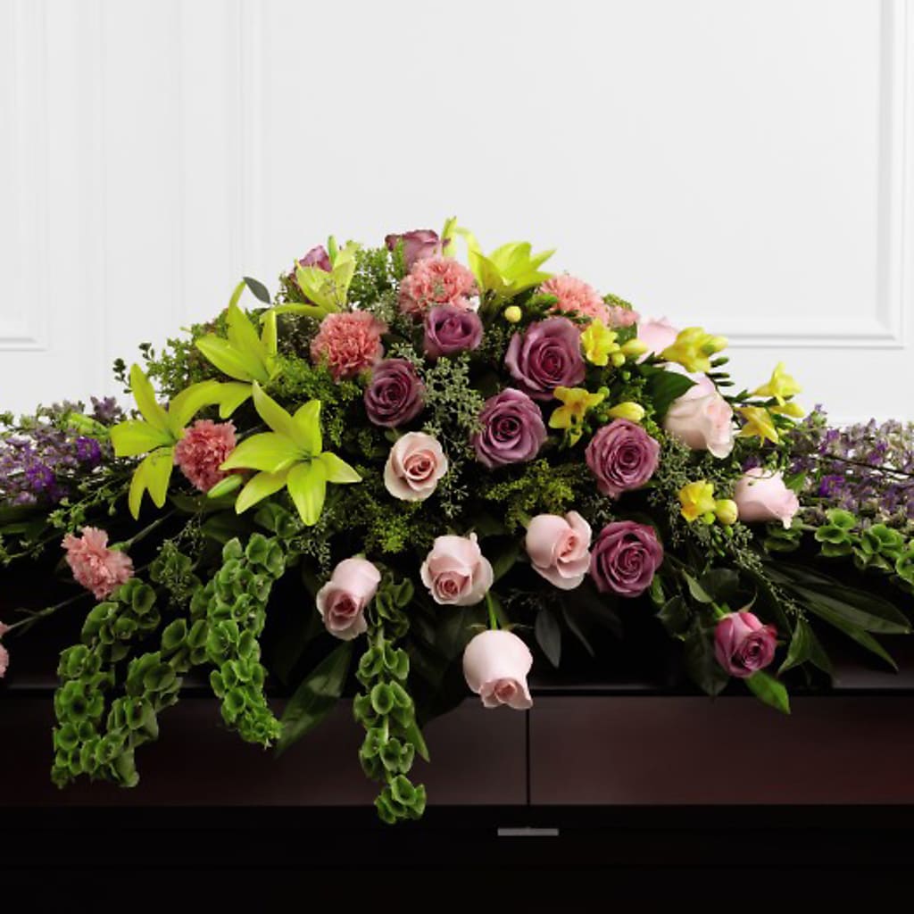 Forever Beloved Casket Spray –  Batavia Stage Coach Florist, Batavia NY