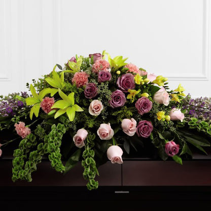 Forever Beloved Casket Spray –  Batavia Stage Coach Florist, Batavia NY