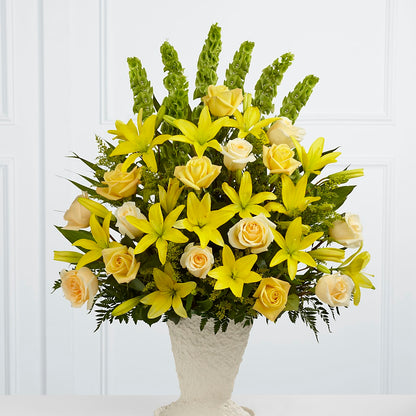 Golden Memories Arrangement –  Batavia Stage Coach Florist, Batavia NY