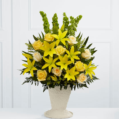 Golden Memories Arrangement –  Batavia Stage Coach Florist, Batavia NY