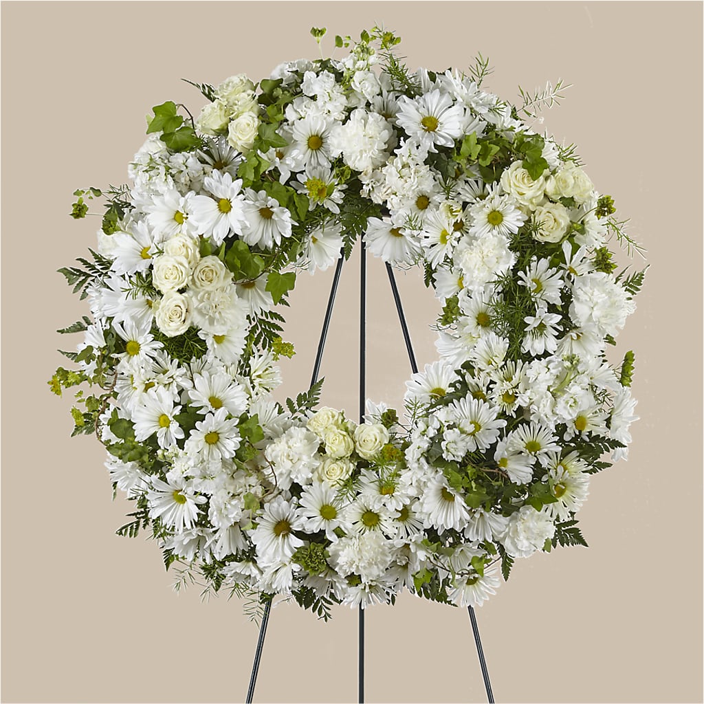 Faithful Wishes Wreath –  Batavia Stage Coach Florist, Batavia NY