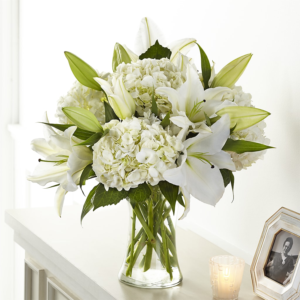 Compassionate Lily Bouquet –  Batavia Stage Coach Florist, Batavia NY