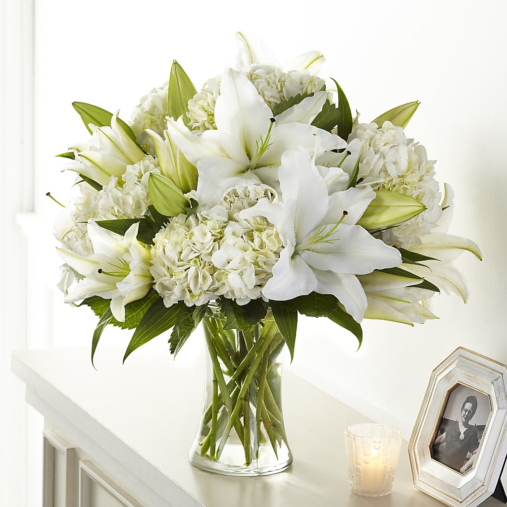 Compassionate Lily Bouquet –  Batavia Stage Coach Florist, Batavia NY