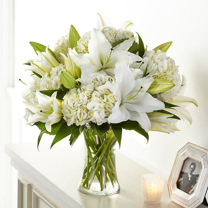 Compassionate Lily Bouquet –  Batavia Stage Coach Florist, Batavia NY