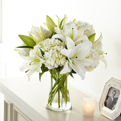 Compassionate Lily Bouquet –  Batavia Stage Coach Florist, Batavia NY
