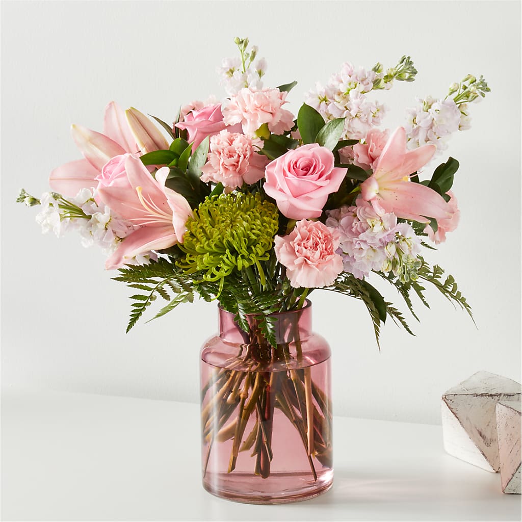 Pretty in Pink Bouquet –  Batavia Stage Coach Florist, Batavia NY