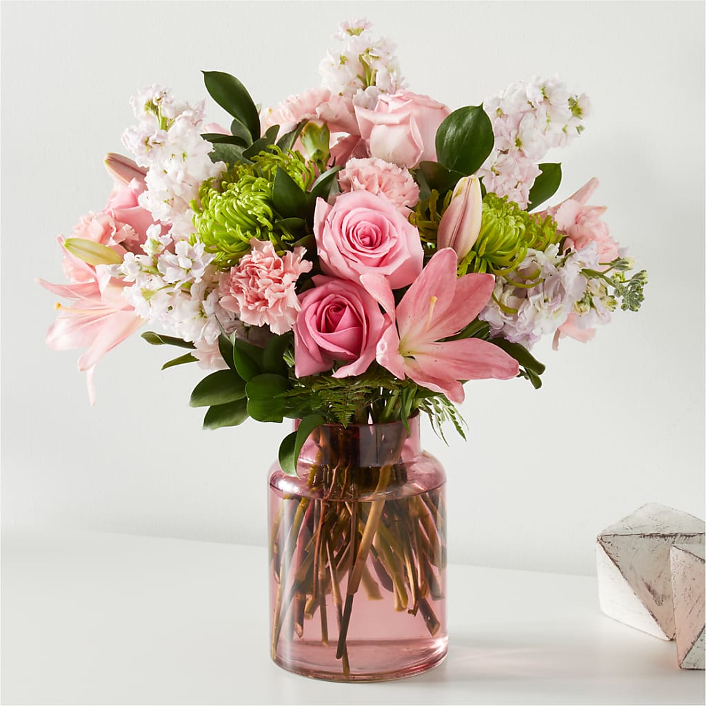 Pretty in Pink Bouquet –  Batavia Stage Coach Florist, Batavia NY
