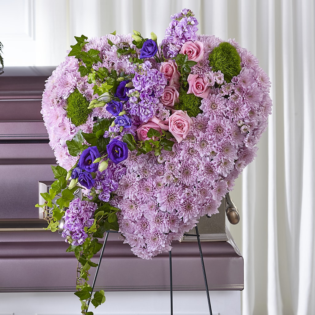 Treasured Love Standing Heart –  Batavia Stage Coach Florist, Batavia NY