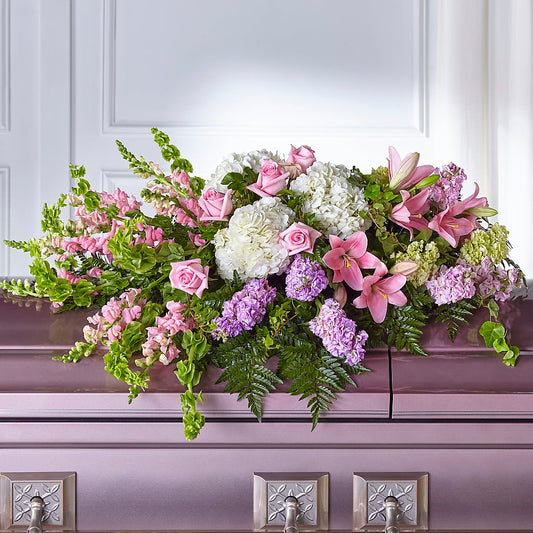 Life's Gratitude Casket Spray –  Batavia Stage Coach Florist, Batavia NY
