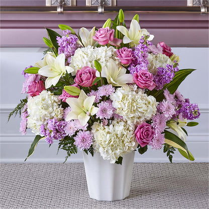 Heaven Sent Floor Basket –  Batavia Stage Coach Florist, Batavia NY