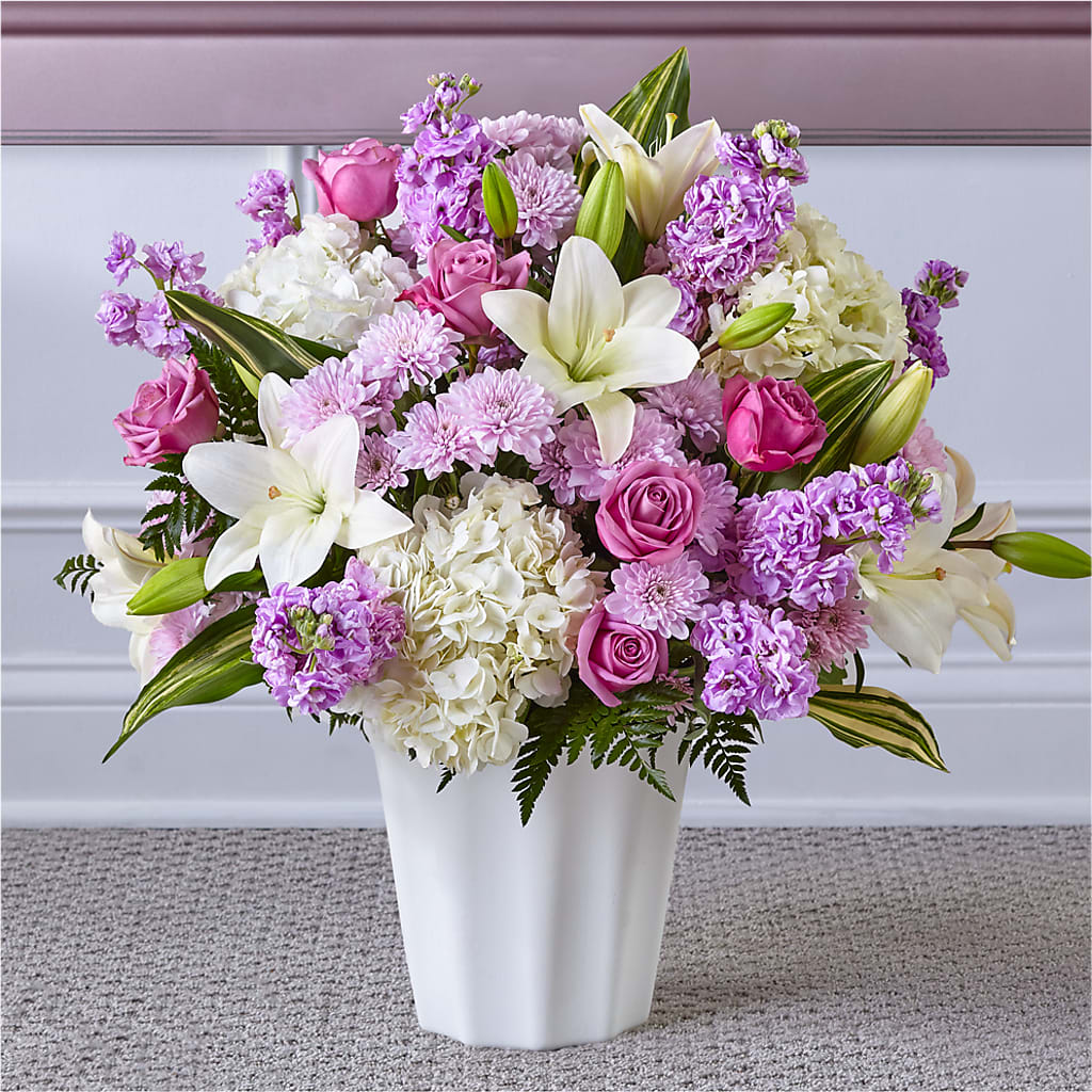 Heaven Sent Floor Basket –  Batavia Stage Coach Florist, Batavia NY