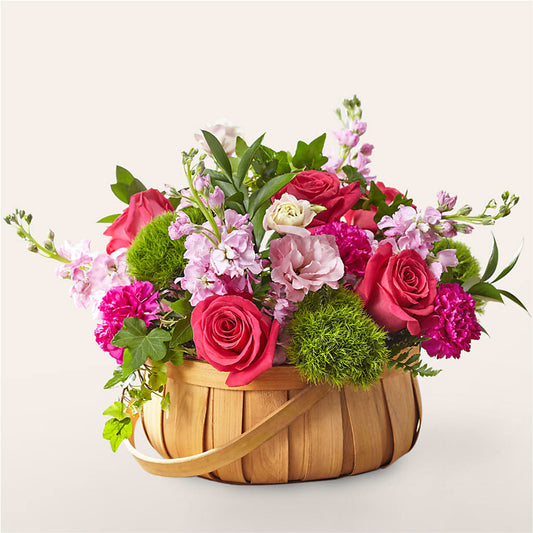 Radiance in Bloom Basket –  Batavia Stage Coach Florist, Batavia NY