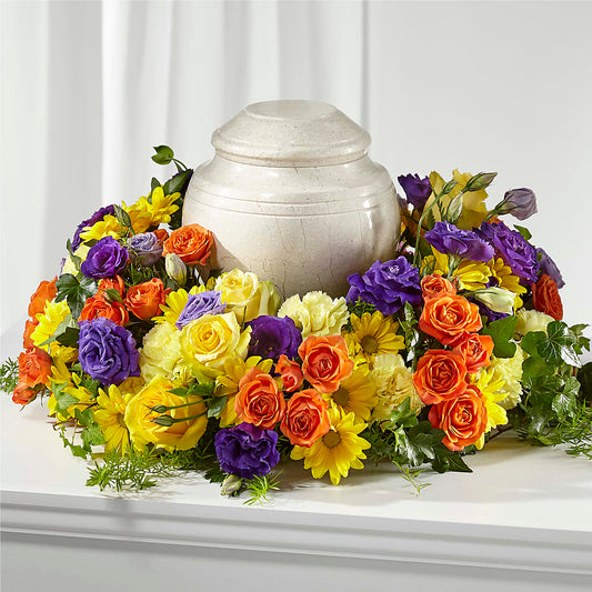Blossoms of Remembrance Cremation Adornment –  Batavia Stage Coach Florist, Batavia NY