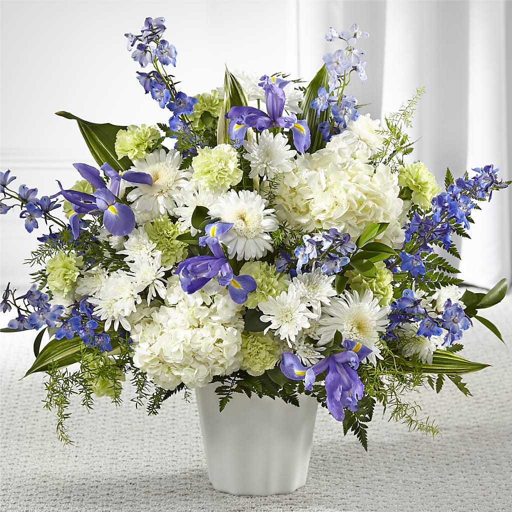 Soft Serenity Floor Basket –  Batavia Stage Coach Florist, Batavia NY