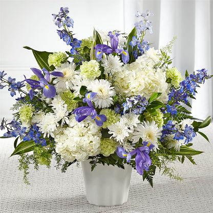 Soft Serenity Floor Basket –  Batavia Stage Coach Florist, Batavia NY