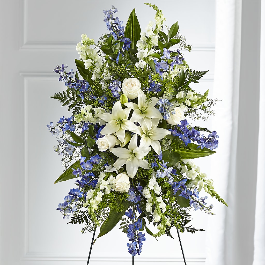Faithful Friend Standing Spray –  Batavia Stage Coach Florist, Batavia NY