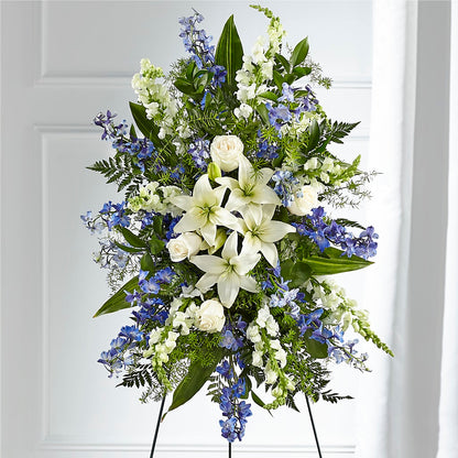 Faithful Friend Standing Spray –  Batavia Stage Coach Florist, Batavia NY