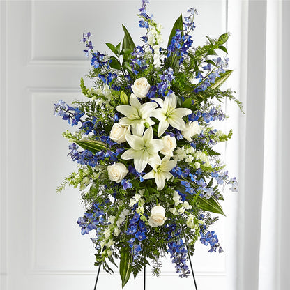 Faithful Friend Standing Spray –  Batavia Stage Coach Florist, Batavia NY