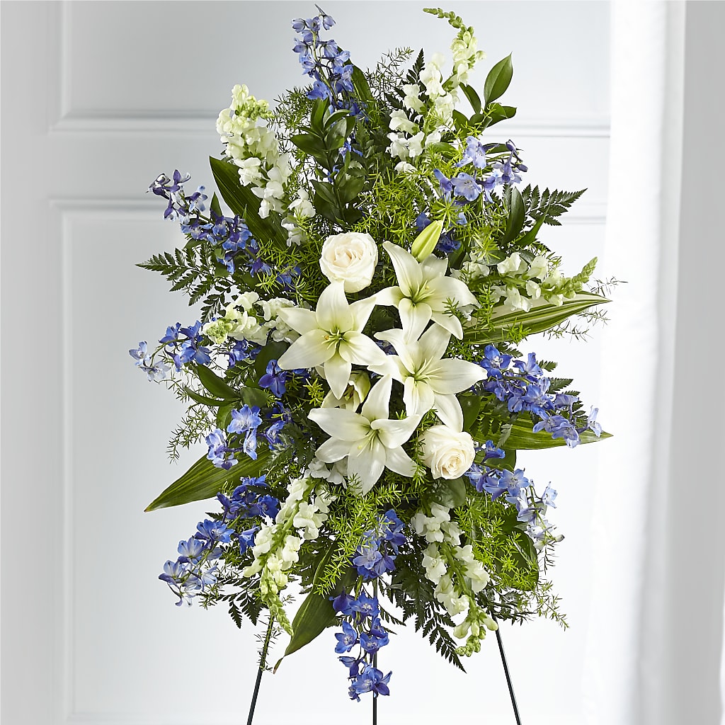 Faithful Friend Standing Spray –  Batavia Stage Coach Florist, Batavia NY