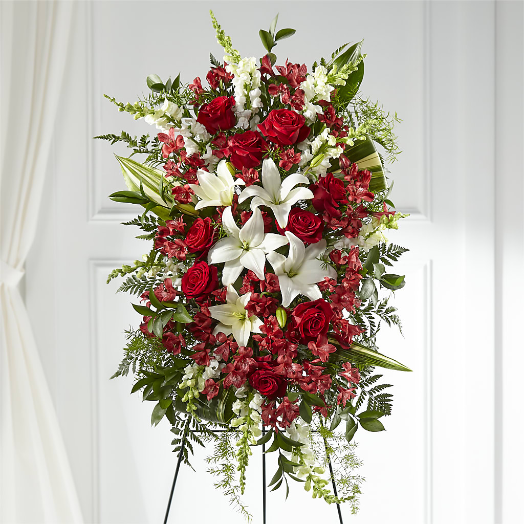 Everlasting Memory Standing Spray –  Batavia Stage Coach Florist, Batavia NY